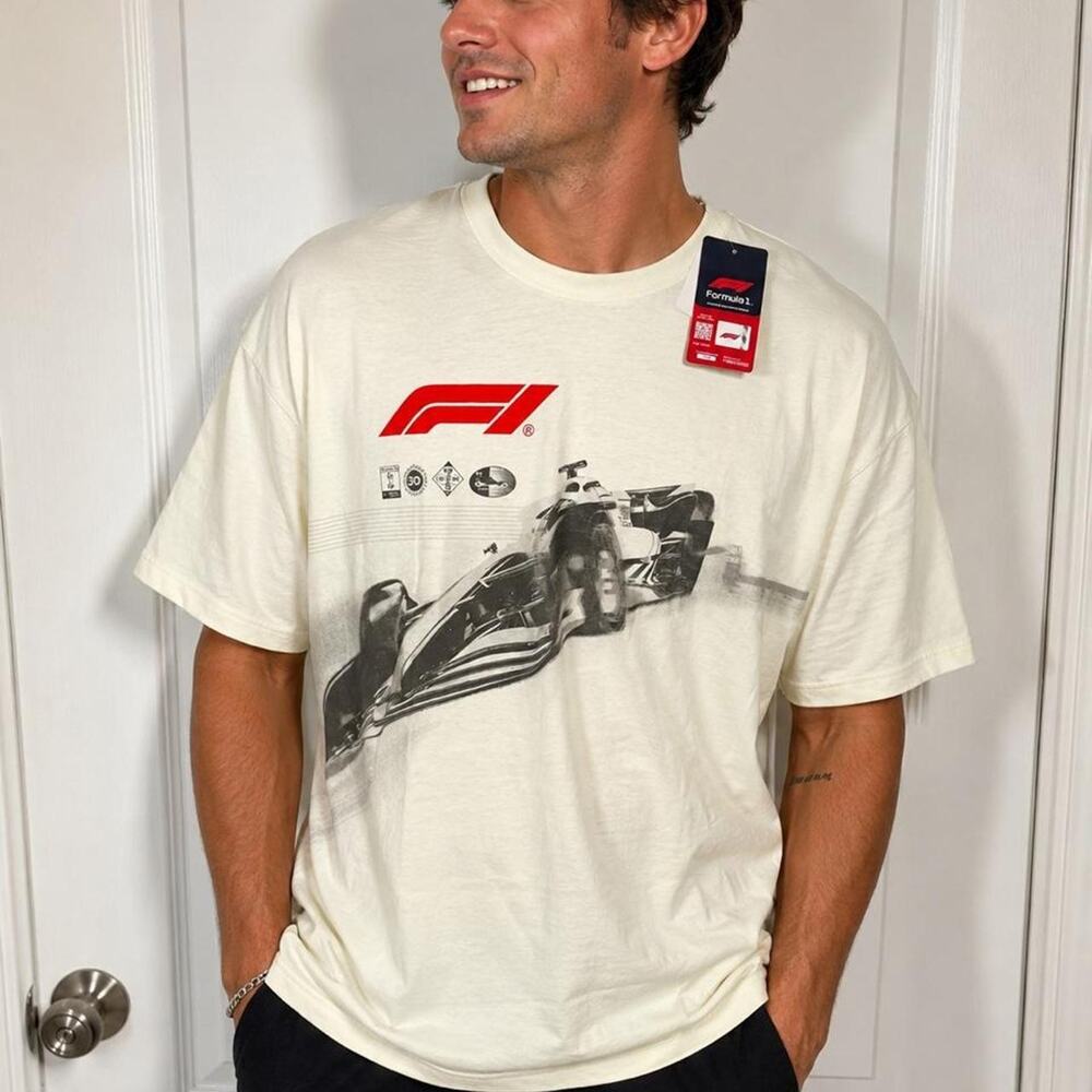 Formula 1 racing graphic tee